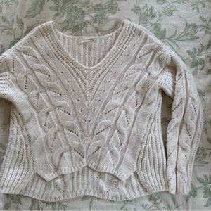 Anthropologie Cable Knit Sweater
